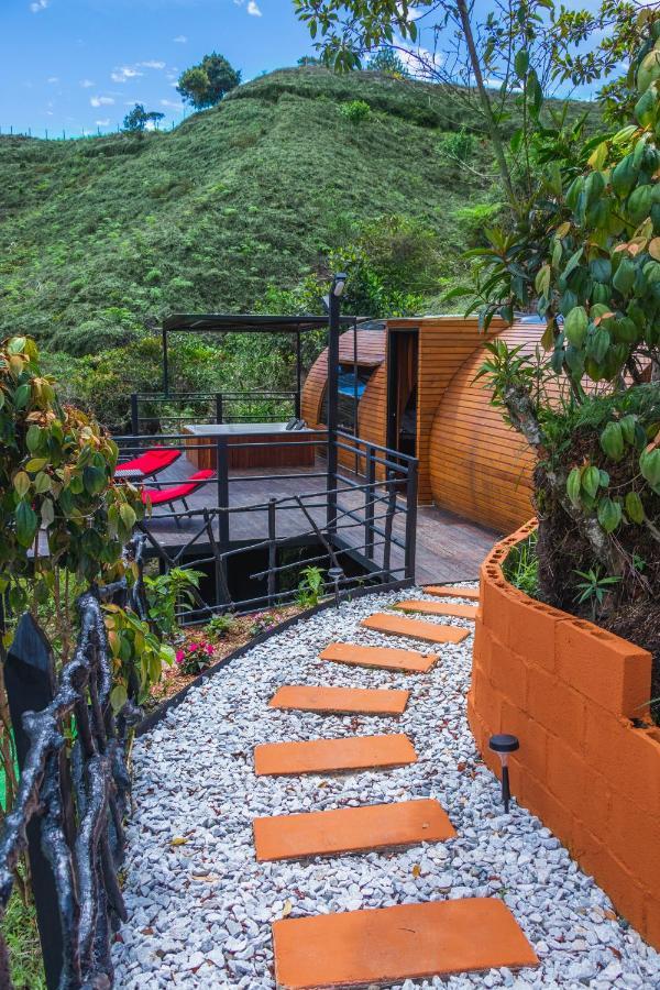 Glamping The Mountain Hotel Guatapé Buitenkant foto